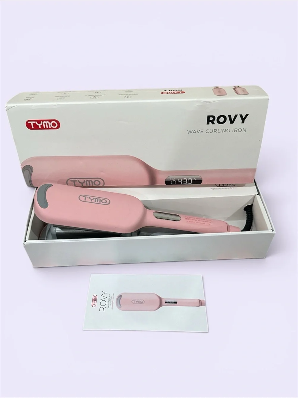 TYMO ROVY Wave Curling Iron - Pink